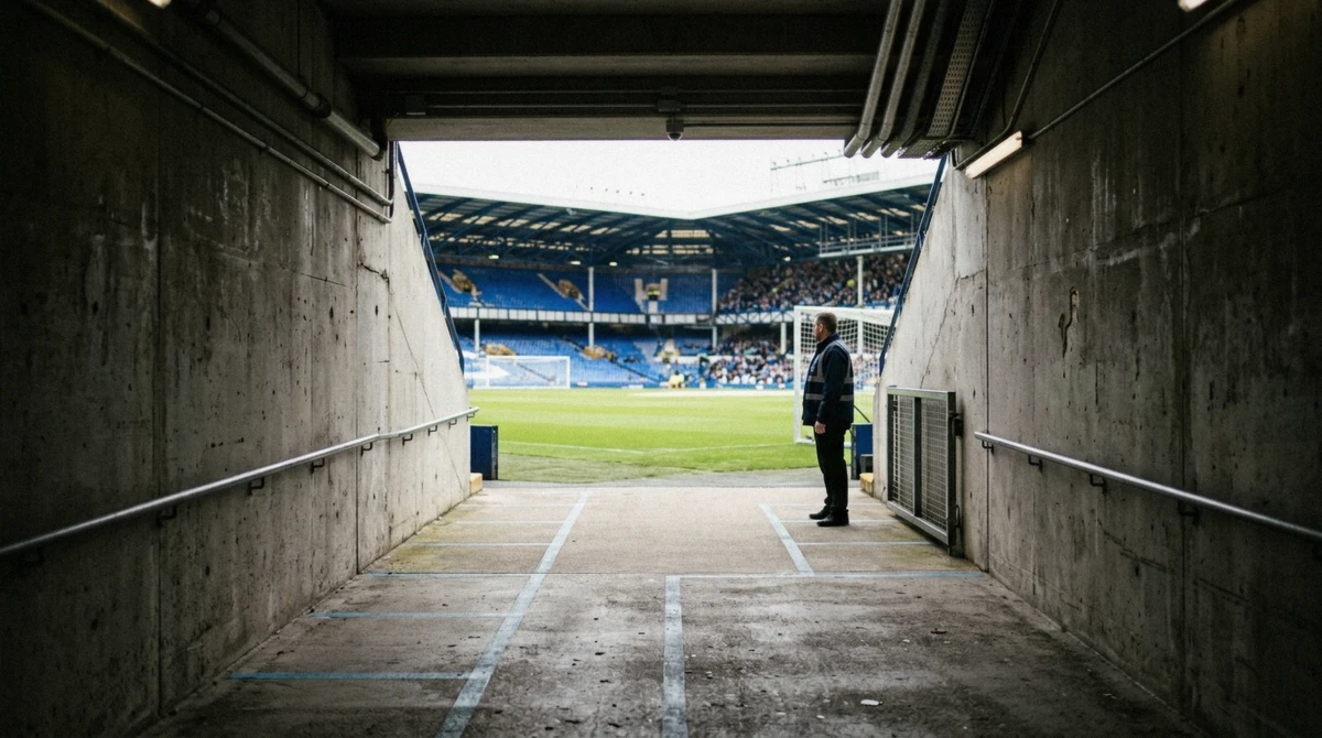 Players' tunnel leading toward the pitch on a San Siro Milan stadium tour